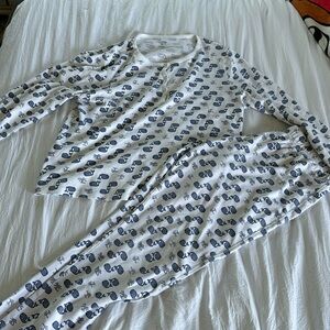 Roller Rabbit womens Whale patterned pajamas